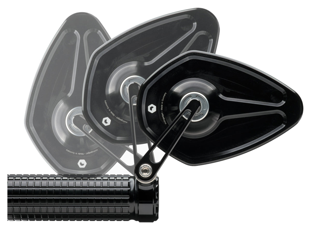 Oglindă Motocicletă mo.view Sport 60 Flip motogadget - Fără Sticlă, Pliabilă