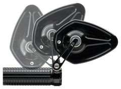 Oglindă Motocicletă mo.view Sport 60 Flip motogadget - Fără Sticlă, Pliabilă