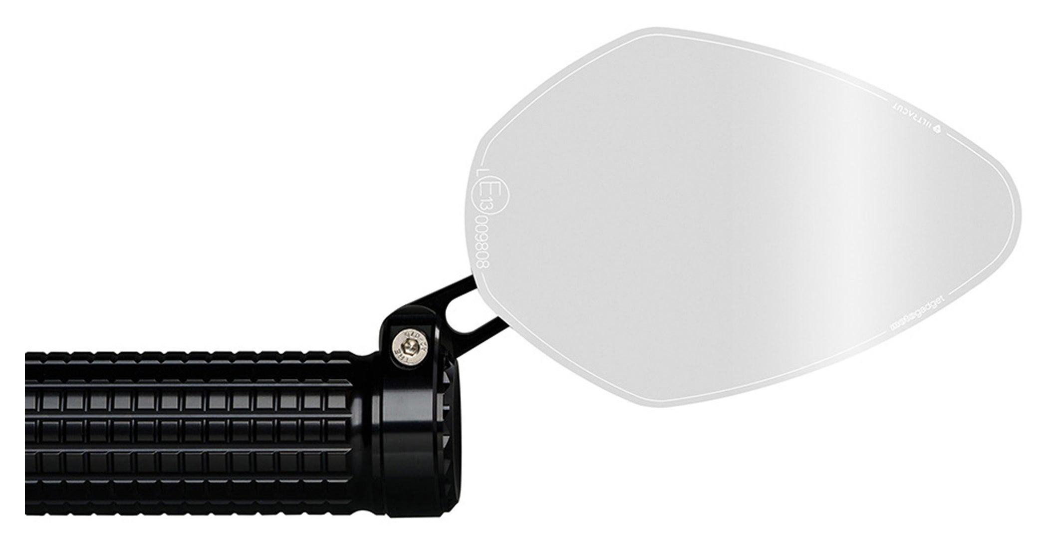 Oglindă Motocicletă mo.view Sport 60 Flip motogadget - Fără Sticlă, Pliabilă