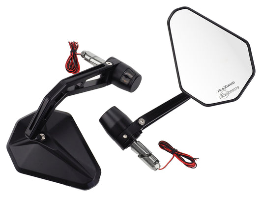 Oglinzi Capăt Ghidon cu Semnalizatoare Raximo RA052 - LED, E-Mark