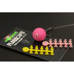 Opritoare Capsă Korda - Roz/Galben, Fixare Sigură Boilies - 2