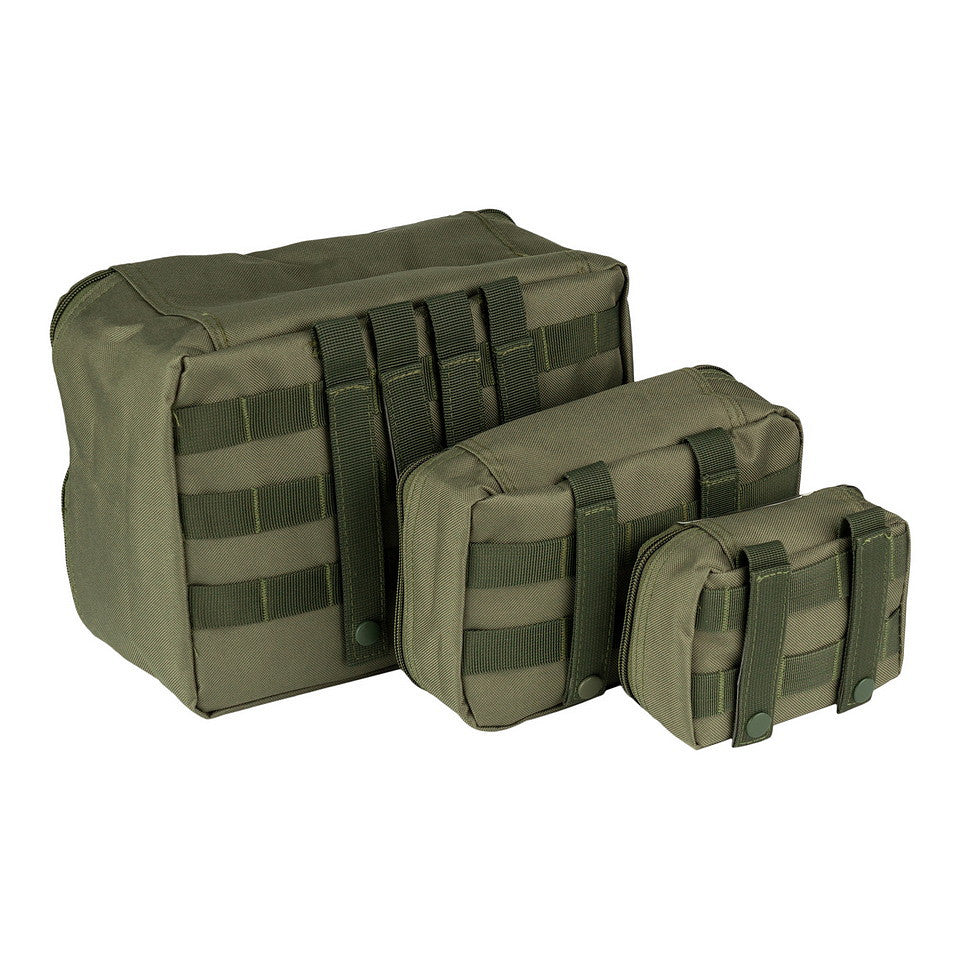 Organizatoare Set 3 Transparente Verde Tactical - Ordine si Acces Rapid