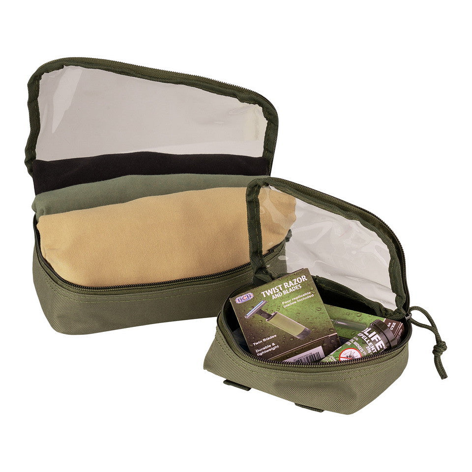 Organizatoare Set 3 Transparente Verde Tactical - Ordine si Acces Rapid