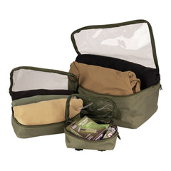 Organizatoare Set 3 Transparente Verde Tactical - Ordine si Acces Rapid