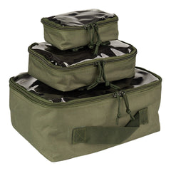 Organizatoare Set 3 Transparente Verde Tactical - Ordine si Acces Rapid