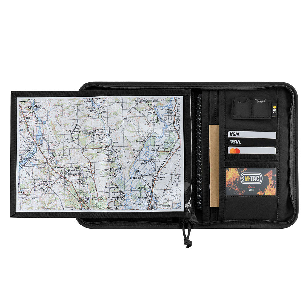 Organizator A5 Elite M-Tac - Negru, EDC Tactic Multifuncțional