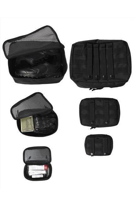 Organizator Din Plasa 3 Piese Black