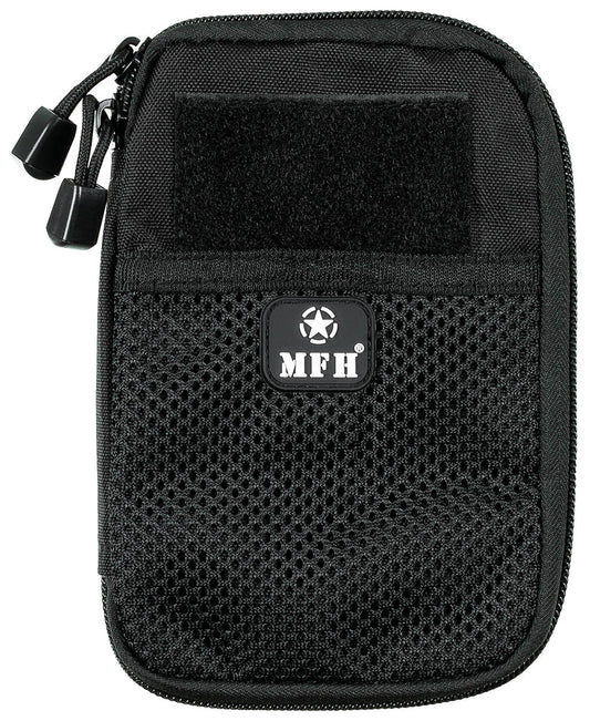 Organizator Documente și Smartphone Negru MFH - Fermoar 2 Căi, Sistem MOLLE
