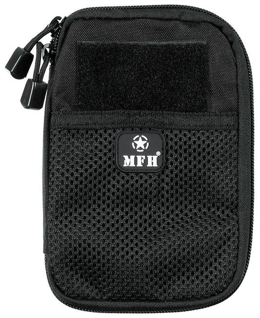 Organizator Documente și Smartphone Negru MFH - Fermoar 2 Căi, Sistem MOLLE