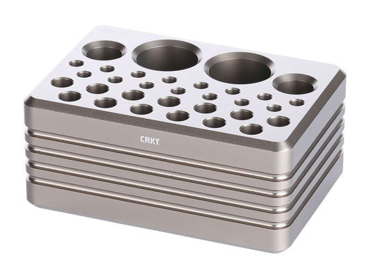 Organizator Driver and Bit Storage Block CRKT- Aluminiu Robust, Organizare Eficienta