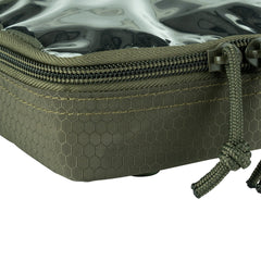 Organizator Hexagon Transparant Mic Verde 101INC - Vizibilitate & Acces Rapid