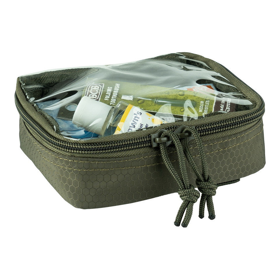 Organizator Hexagon Transparant Mic Verde 101INC - Vizibilitate & Acces Rapid