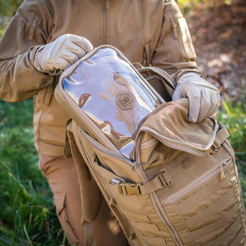 Organizator M-Tac Elite Transparent Gen.II - Coyote