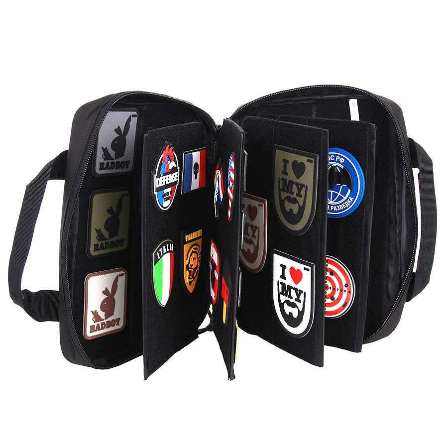 Organizator Patches Patch collector Negru - Organizare Superioară Colecției