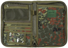 Organizator Tactic A5 Flecktarn MFH - Cordura, Fermoar