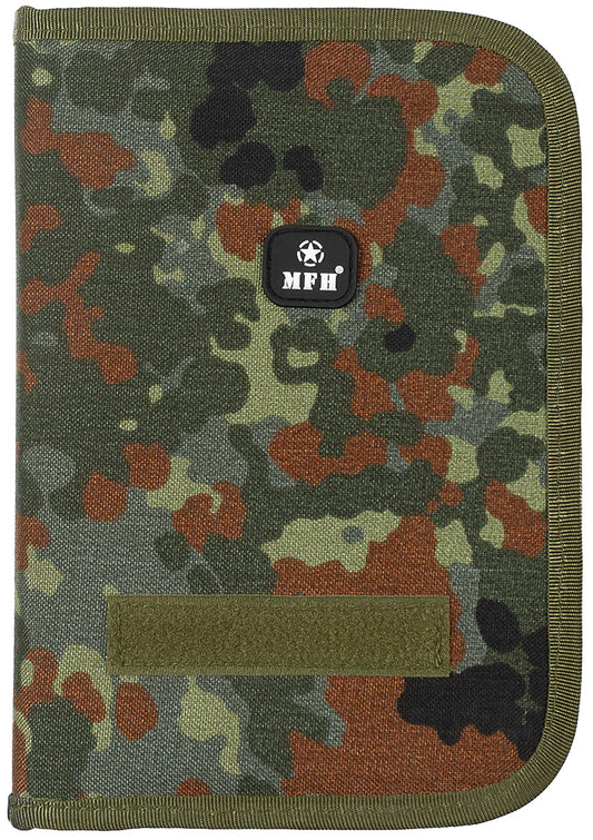 Organizator Tactic A5 Flecktarn MFH - Cordura, Fermoar