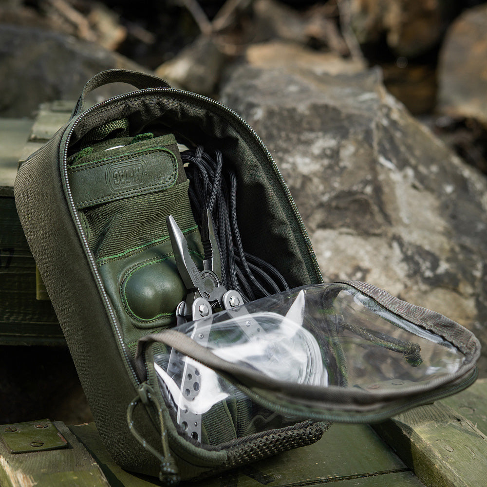 Organizator Utility Transparent Elite Small M-Tac - Ranger Green