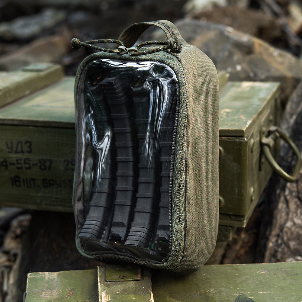 Organizator Utility Transparent Elite Small M-Tac - Ranger Green