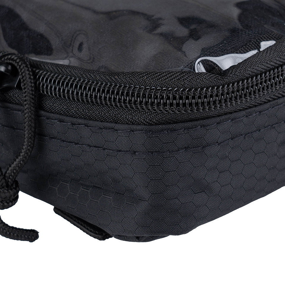 Organizer Pouch Hexagon Transparent Mic Negru 101INC - Acces Rapid Echipament Esențial