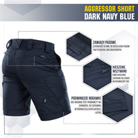 Șort M-Tac Aggressor Short - Dark Navy Blue