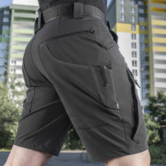 Șort M-Tac Rubicon Flex Negru - Libertate de Mișcare 4-Way Stretch
