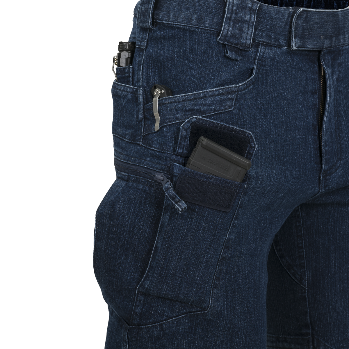 Șorturi Tactice Helikon-Tex UTS® Denim Stretch Marine Blue