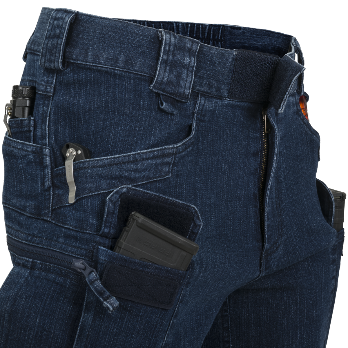 Șorturi Tactice Helikon-Tex UTS® Denim Stretch Marine Blue