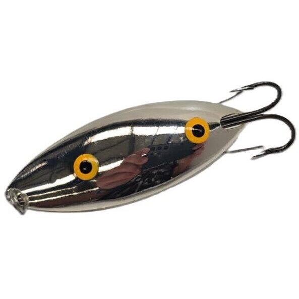Oscilantă Antibradis Strike Pro - Argint Striat, 7cm/18g, Atracție Maximă - 1