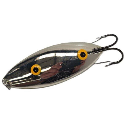 Oscilantă Antibradis Strike Pro - Argint Striat, 7cm/18g, Atracție Maximă - 1