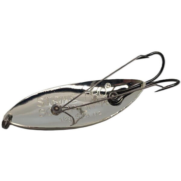 Oscilantă Antibradis Strike Pro - Argint Striat, 7cm/18g, Atracție Maximă - 2