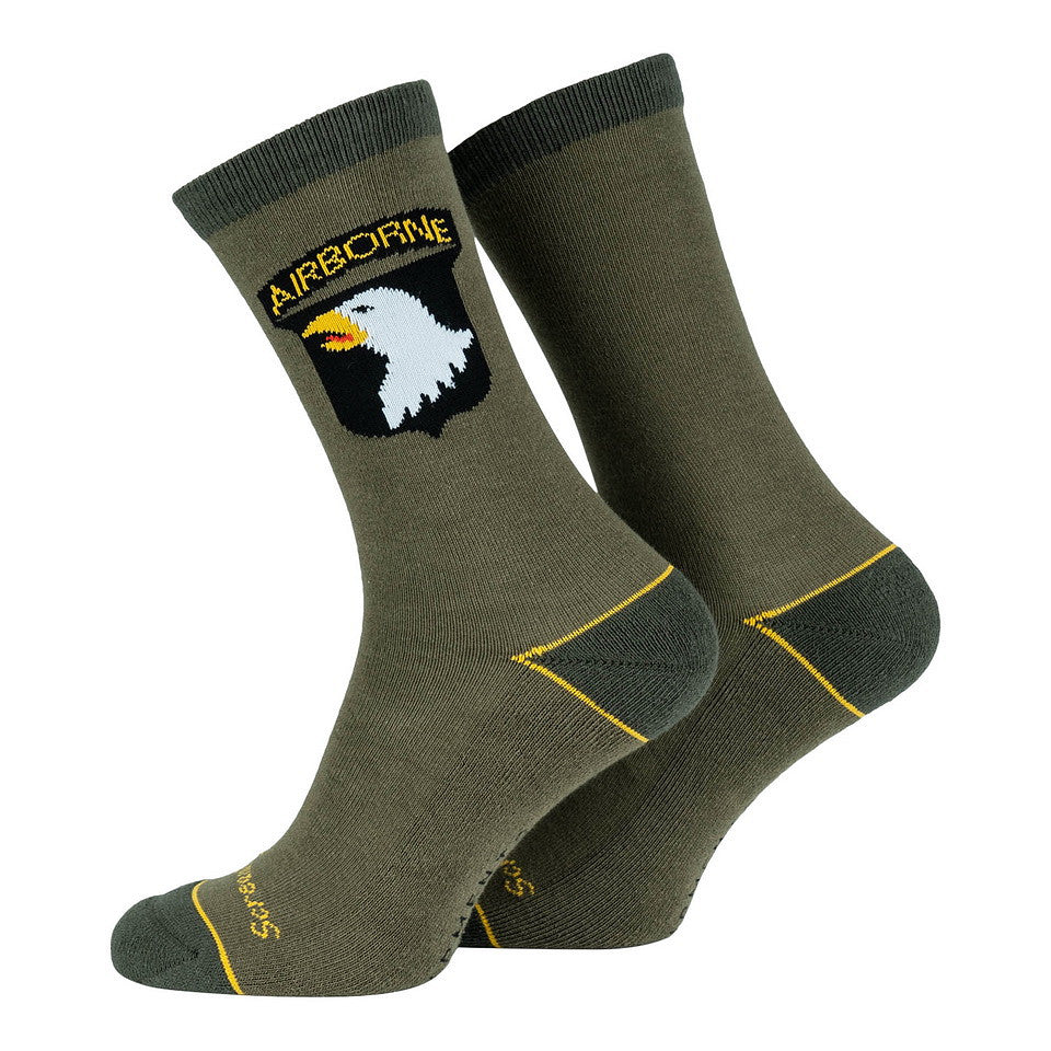 Șosete 101st Airborne WWII Verzi - Confort Tactic & Spirit de Erou