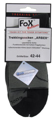 Șosete Trekking Arber Oliv FoxOutdoor - Talpă Căptușită, COOLMAX®