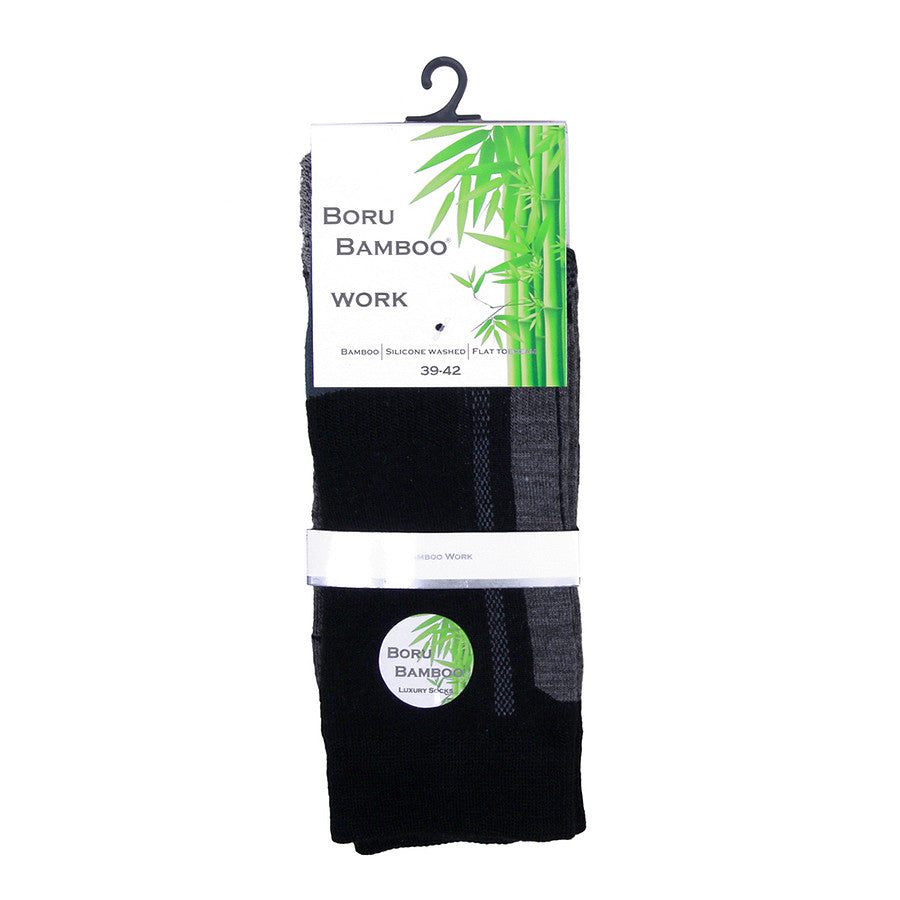 Șosete Werk Boru Bamboo Negru Boru - Termoreglare Avansată