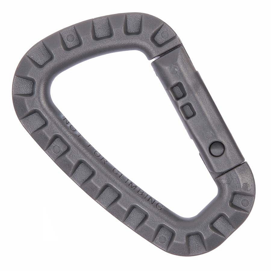Pachet Karabiniere Plastic Wolf Grey, 10 buc. - Suport Tactic Esențial