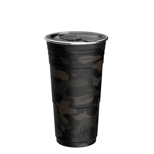 Pahar Izoterm WYLD CUP 24 OZ Shadow Moss Herbertz - Inox, Izolație Dublă