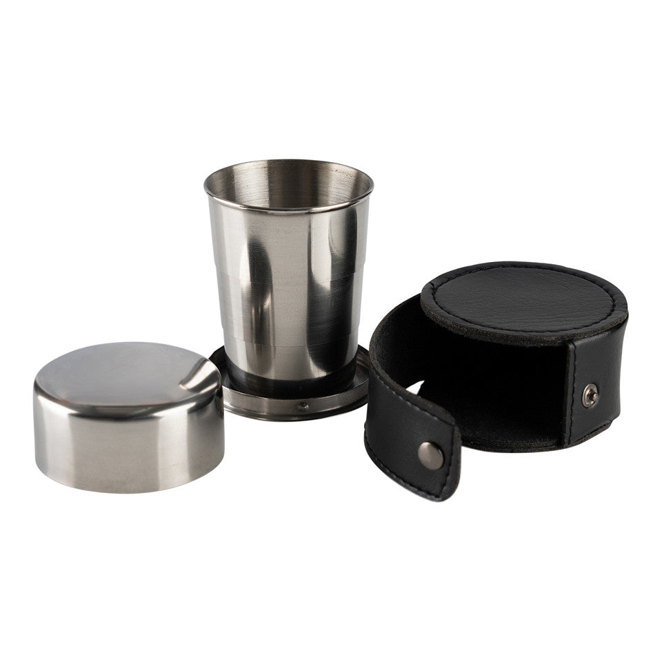 Pahar Pliabil Inox Mare Argintiu - Robust, Portabil, Mereu Gata