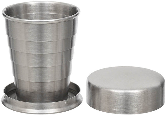 Pahar Telescopic Oțel Inoxidabil MFH - Pliabil, 40 ml