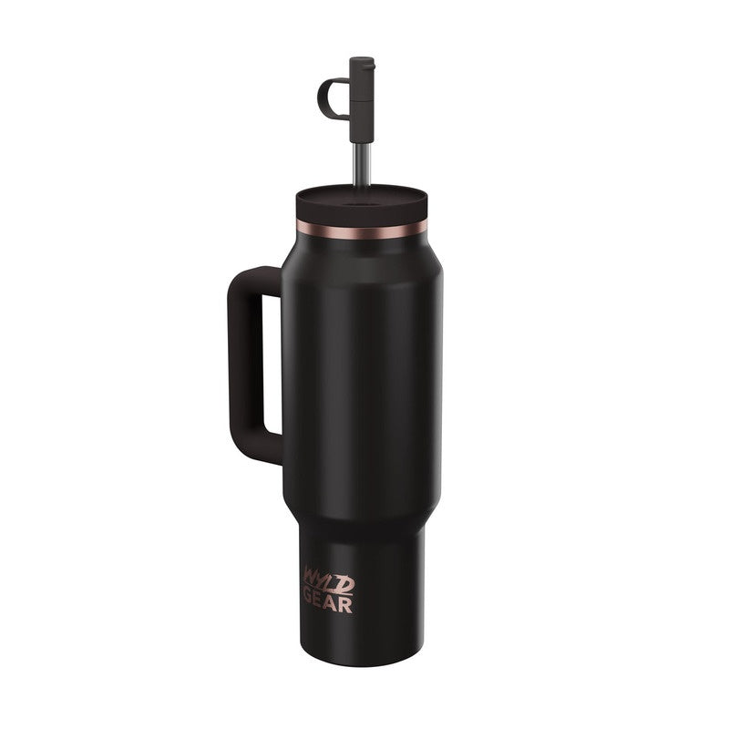 Pahar Termo Wyld Syde Travel Tumbler 40 OZ Midnight Herbertz - Oțel Inoxidabil, Termoizolație Dublă.