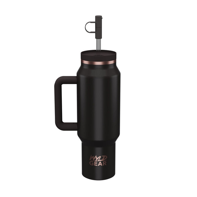 Pahar Termo Wyld Syde Travel Tumbler 40 OZ Midnight Herbertz - Oțel Inoxidabil, Termoizolație Dublă.
