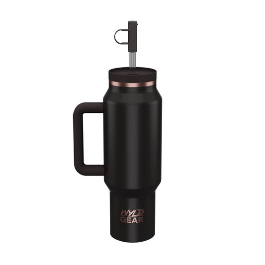 Pahar Termo Wyld Syde Travel Tumbler 40 OZ Midnight Herbertz - Oțel Inoxidabil, Termoizolație Dublă.