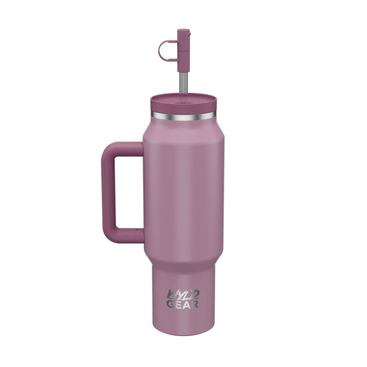 Pahar Termo Wyld Syde Travel Tumbler 40 OZ Rose Herbertz - Inox, Izolație Dublă
