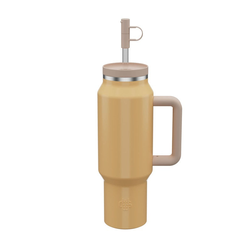 Pahar Termoizolant WYLD SYDE TRAVEL TUMBLER 30 OZ Honey Herbertz - Oțel Inoxidabil, Capac Etanș