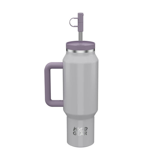 Pahar Termoizolant WYLD SYDE TRAVEL TUMBLER 30 OZ Lilac Herbertz - Oțel Inoxidabil, Capac Etanș
