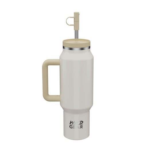 Pahar Termoizolant WYLD SYDE TRAVEL TUMBLER 40 OZ Champagne Herbertz - Oțel Inox, Capac Antivarsare