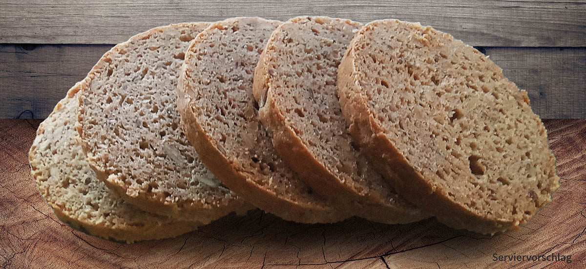 Pâine Roggen-Schrot-Mischbrot MFH - 200g, Vegan