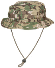 Pălărie Boonie Britanic SF Operation Camo MFH - Margine Întărită, Curea Bărbie