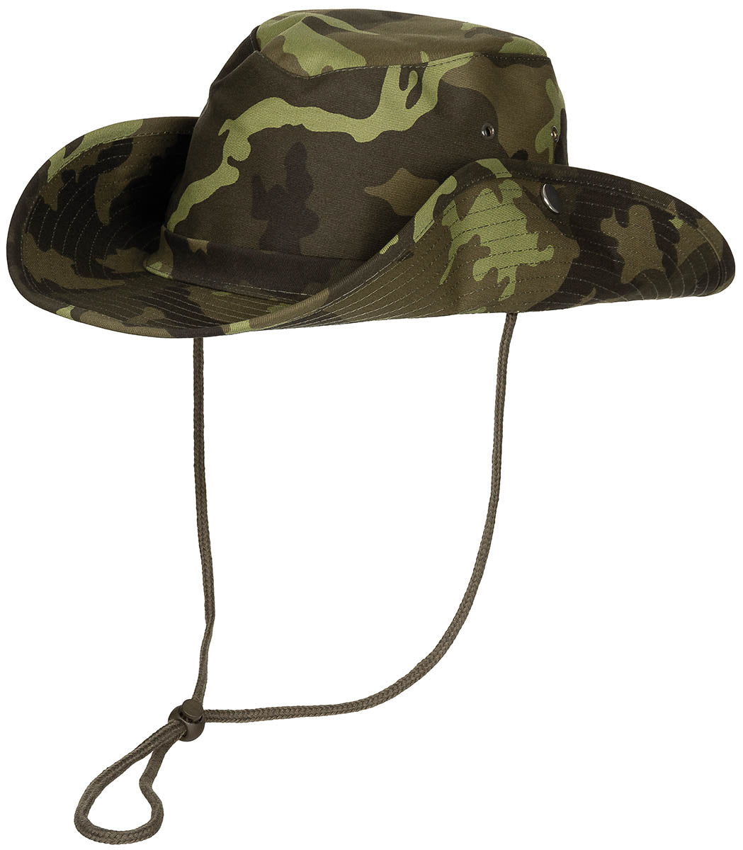 Pălărie Boonie Buschhut M 95 CZ camo MFH - Bor matlasat, Șnur reglabil