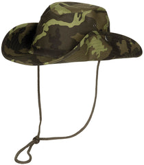 Pălărie Boonie Buschhut M 95 CZ camo MFH - Bor matlasat, Șnur reglabil