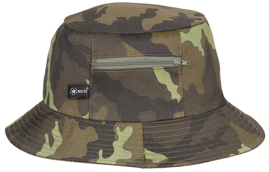 Pălărie Boonie CZ Camo M95 MFH - Buzunare, Aerisiri plasă