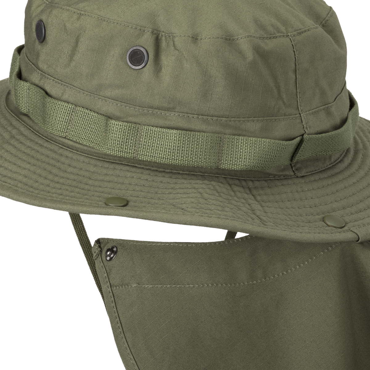 Pălărie Boonie Helikon-Tex PolyCotton Ripstop cu protecție detașabilă pentru gât
